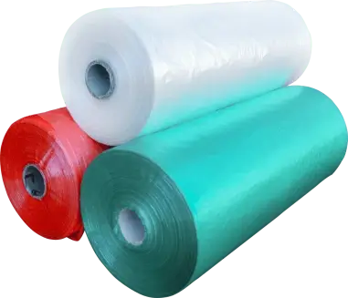 Rollos plásticos de colores