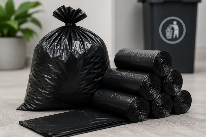 bolsas negras para basura de uso comercial e institucional